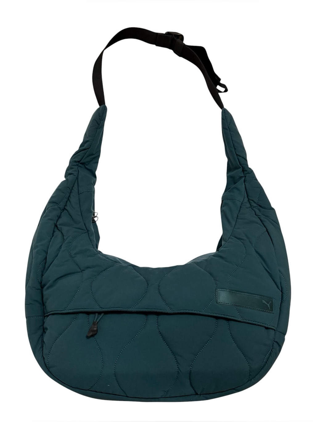 Puma Beyond Labels Crossbody Quilted Hobo Bag Green Activewear Recycled Sporty